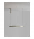 Perrine Integrated LED Pendant Ceiling Light Champagne Silver Aluminium LED 42W 1512Lm 3000K-8