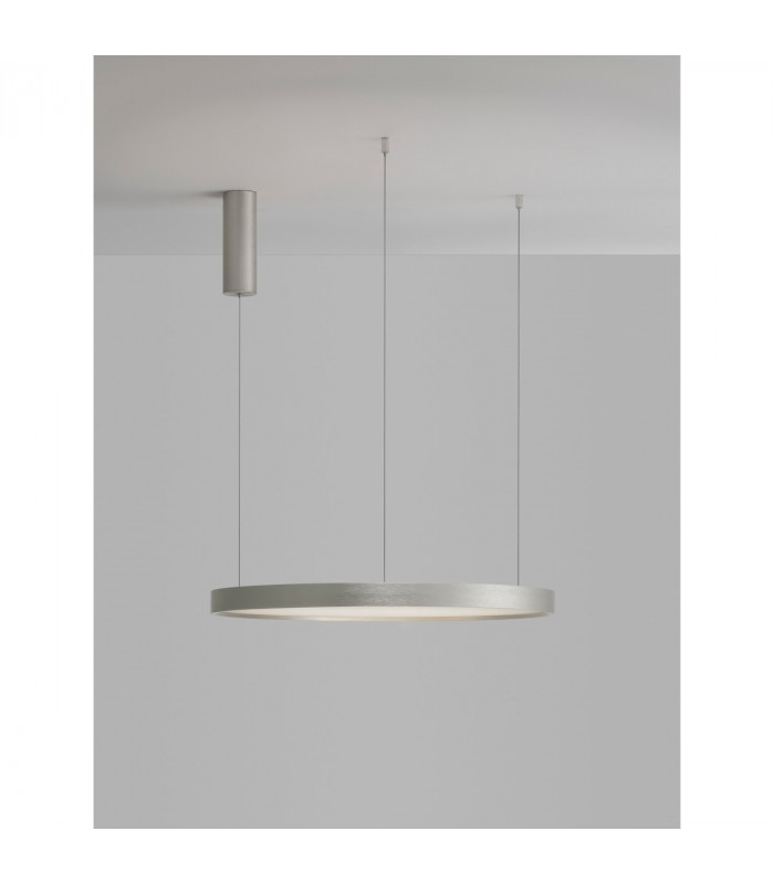 Perrine Integrated LED Pendant Ceiling Light Champagne Silver Aluminium LED 42W 1512Lm 3000K-8
