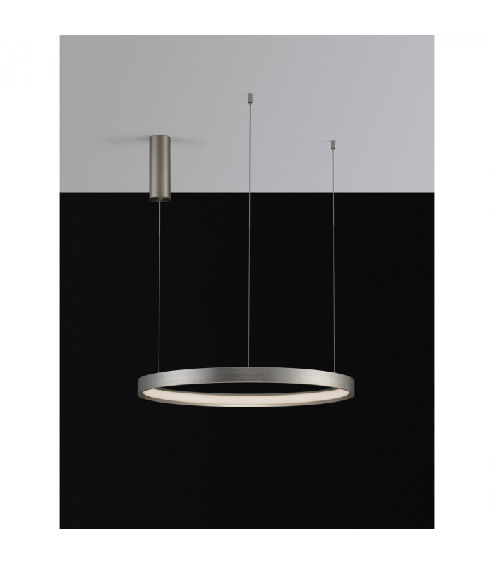 Perrine Integrated LED Pendant Ceiling Light Champagne Silver Aluminium LED 42W 1512Lm 3000K-10