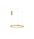 Perrine Integrated LED Pendant Ceiling Light Brushed Gold Aluminium LED 42W 1512Lm 3000K-1