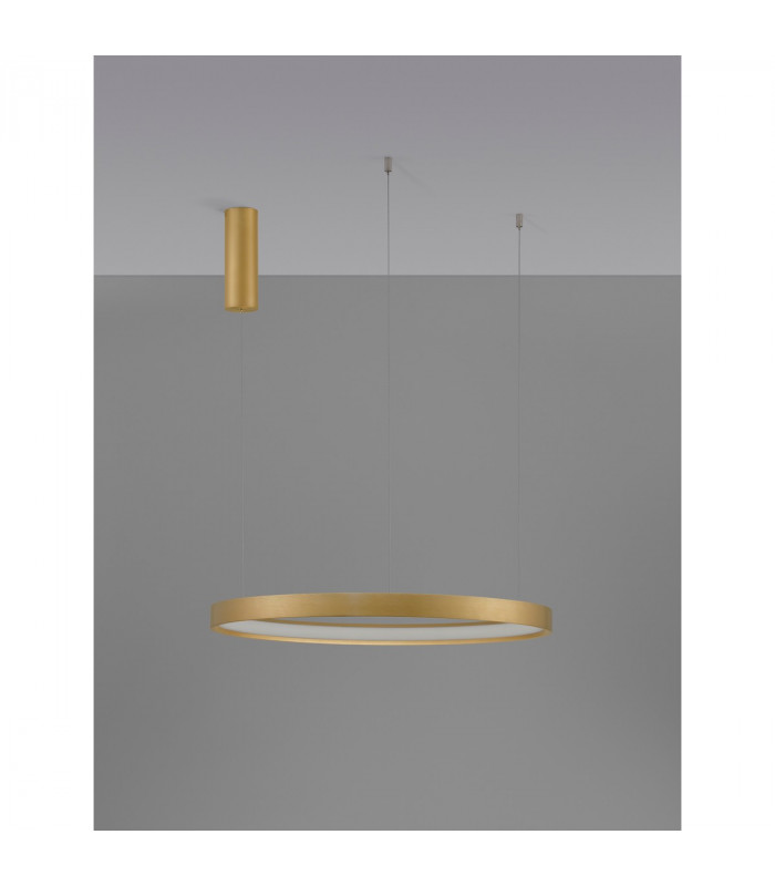 Perrine Integrated LED Pendant Ceiling Light Brushed Gold Aluminium LED 42W 1512Lm 3000K-3