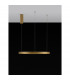 Perrine Integrated LED Pendant Ceiling Light Brushed Gold Aluminium LED 42W 1512Lm 3000K-6