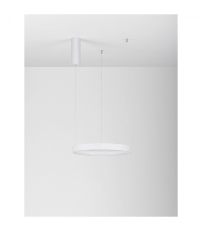 Perrine Integrated LED Pendant Ceiling Light Sandy White Aluminium LED 30W 1080Lm 3000K-3