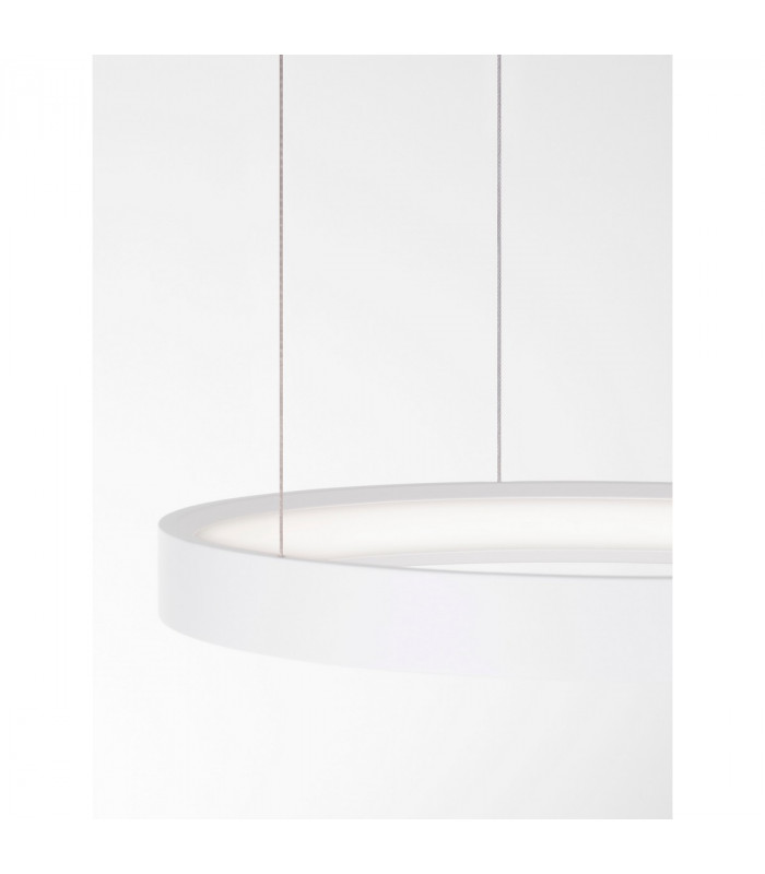 Perrine Integrated LED Pendant Ceiling Light Sandy White Aluminium LED 30W 1080Lm 3000K-4
