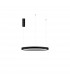 Perrine Integrated LED Pendant Ceiling Light Brushed Black Aluminium LED 42W 1512Lm 3000K-1
