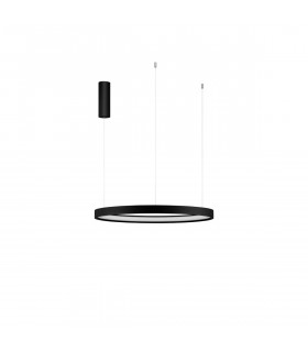Perrine Integrated LED Pendant Ceiling Light Brushed Black Aluminium LED 42W 1512Lm 3000K-1