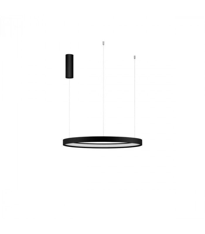 Perrine Integrated LED Pendant Ceiling Light Brushed Black Aluminium LED 42W 1512Lm 3000K-1