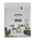 Perrine Integrated LED Pendant Ceiling Light Brushed Black Aluminium LED 42W 1512Lm 3000K-2