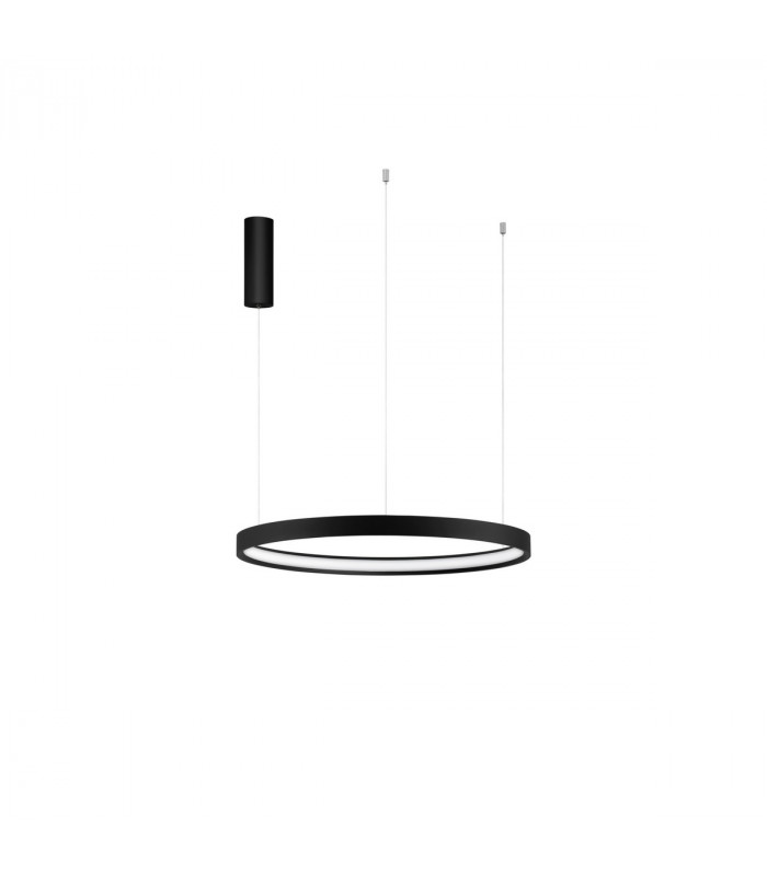 Perrine Integrated LED Pendant Ceiling Light Brushed Black Aluminium LED 42W 1512Lm 3000K-3