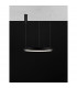 Perrine Integrated LED Pendant Ceiling Light Brushed Black Aluminium LED 42W 1512Lm 3000K-9