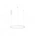 Perrine Integrated LED Pendant Ceiling Light Sandy White Aluminium LED 42W 1512Lm 3000K-1
