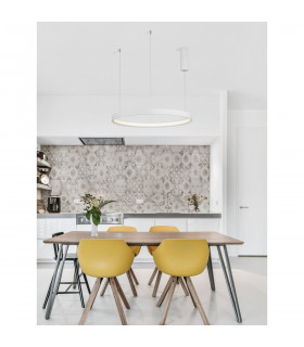 Perrine Integrated LED Pendant Ceiling Light Sandy White Aluminium LED 42W 1512Lm 3000K-2