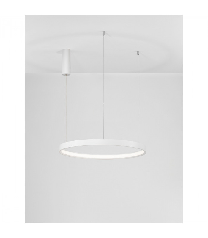 Perrine Integrated LED Pendant Ceiling Light Sandy White Aluminium LED 42W 1512Lm 3000K-4