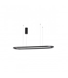Cuppe Integrated LED Pendant Ceiling Light Sandy Black Aluminium LED 58W 3248Lm 3000K-1