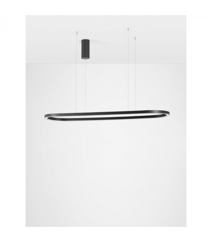 Cuppe Integrated LED Pendant Ceiling Light Sandy Black Aluminium LED 58W 3248Lm 3000K-3