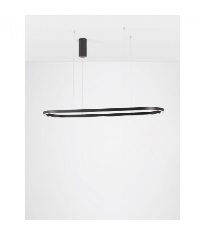 Cuppe Integrated LED Pendant Ceiling Light Sandy Black Aluminium LED 58W 3248Lm 3000K-4