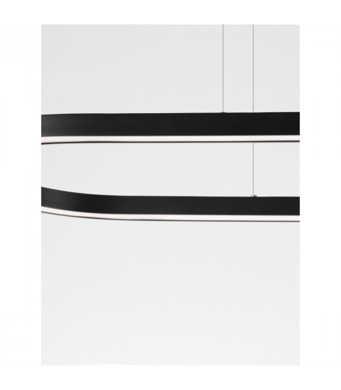 Cuppe Integrated LED Pendant Ceiling Light Sandy Black Aluminium LED 58W 3248Lm 3000K-5