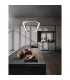 Cuppe Integrated LED Pendant Ceiling Light Sandy Black Aluminium LED 58W 3944Lm 3000K-2
