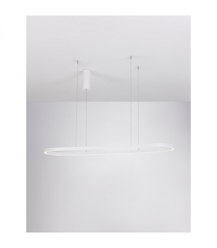 Cuppe Integrated LED Pendant Ceiling Light Sandy Black Aluminium LED 58W 3944Lm 3000K-3