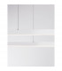 Cuppe Integrated LED Pendant Ceiling Light Sandy Black Aluminium LED 58W 3944Lm 3000K-6