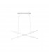 X-Line Integrated LED Pendant Ceiling Light Sandy White Aluminium LED 40W 230V 1427Lm 3000KI-1