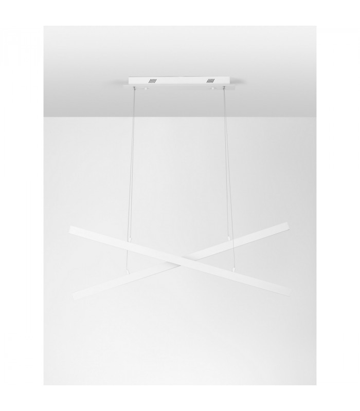 X-Line Integrated LED Pendant Ceiling Light Sandy White Aluminium LED 40W 230V 1427Lm 3000KI-3