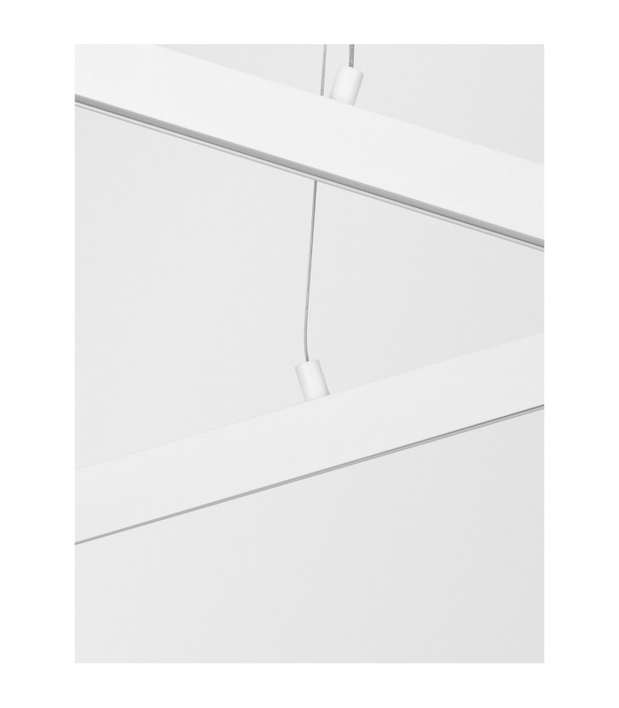 X-Line Integrated LED Pendant Ceiling Light Sandy White Aluminium LED 40W 230V 1427Lm 3000KI-6