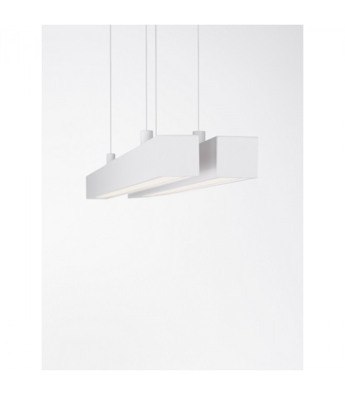 X-Line Integrated LED Pendant Ceiling Light Sandy White Aluminium LED 40W 230V 1427Lm 3000KI-12