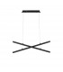 X-Line Integrated LED Pendant Ceiling Light Sandy black Aluminium LED 40W 230V 1427Lm 3000KI-1