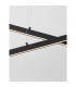 X-Line Integrated LED Pendant Ceiling Light Sandy black Aluminium LED 40W 230V 1427Lm 3000KI-5