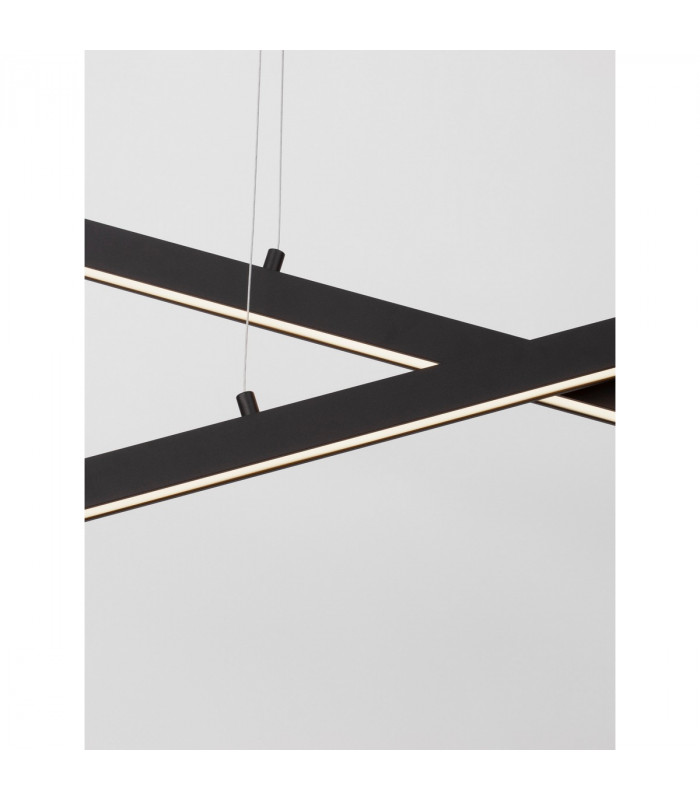 X-Line Integrated LED Pendant Ceiling Light Sandy black Aluminium LED 40W 230V 1427Lm 3000KI-5