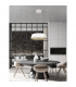 Alba Integrated LED Pendant Ceiling Light Sandy White Aluminium Outside Champaign Gold Inside LED 40W 1645Lm 3000K-2