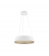 Alba Integrated LED Pendant Ceiling Light Sandy White Aluminium Outside Champaign Gold Inside LED 50W 2196Lm 3000K-1