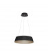 Alba Integrated LED Pendant Ceiling Light Sandy Black Aluminium Outside Champaign Gold Inside LED 50W 2196Lm 3000K-1