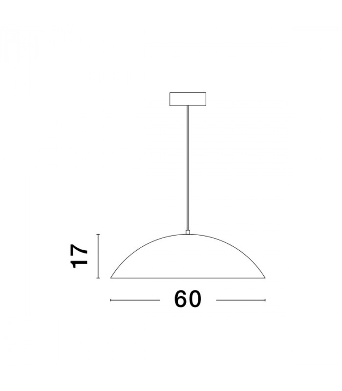 Glim Integrated LED Pendant Ceiling Light Sandy White Outside Natural Wood Inside Aluminium LED 47W 2015Lm 3000K-3
