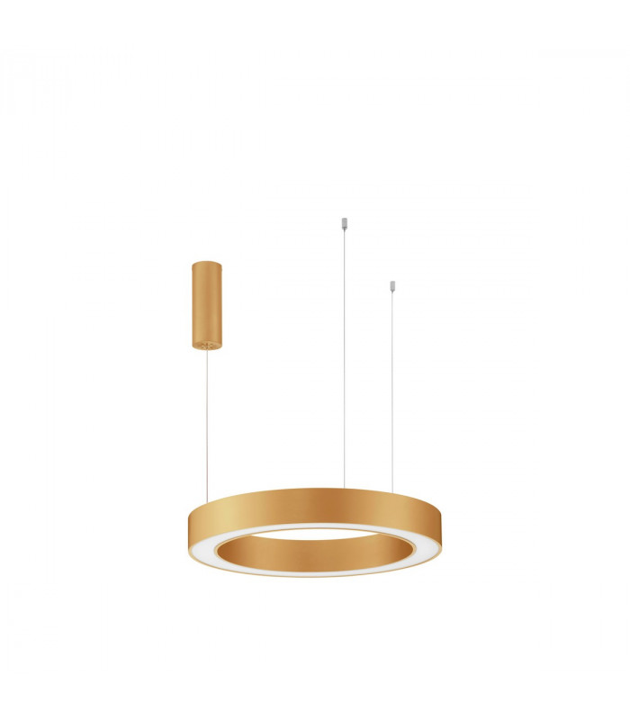 Morbido Integrated LED Pendant Ceiling Light Brass Gold Aluminium LED 50W 2733Lm 2700K - 4000K + Remote Control-2