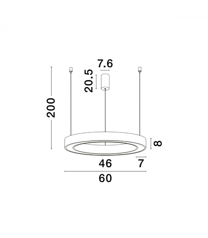 Morbido Integrated LED Pendant Ceiling Light Brass Gold Aluminium LED 50W 2733Lm 2700K - 4000K + Remote Control-3