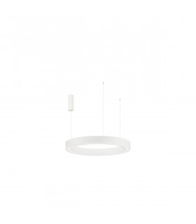 Morbido Integrated LED Pendant Ceiling Light Sandy White Aluminium LED 60W 3116Lm 2700K - 4000K + Remote Control-1