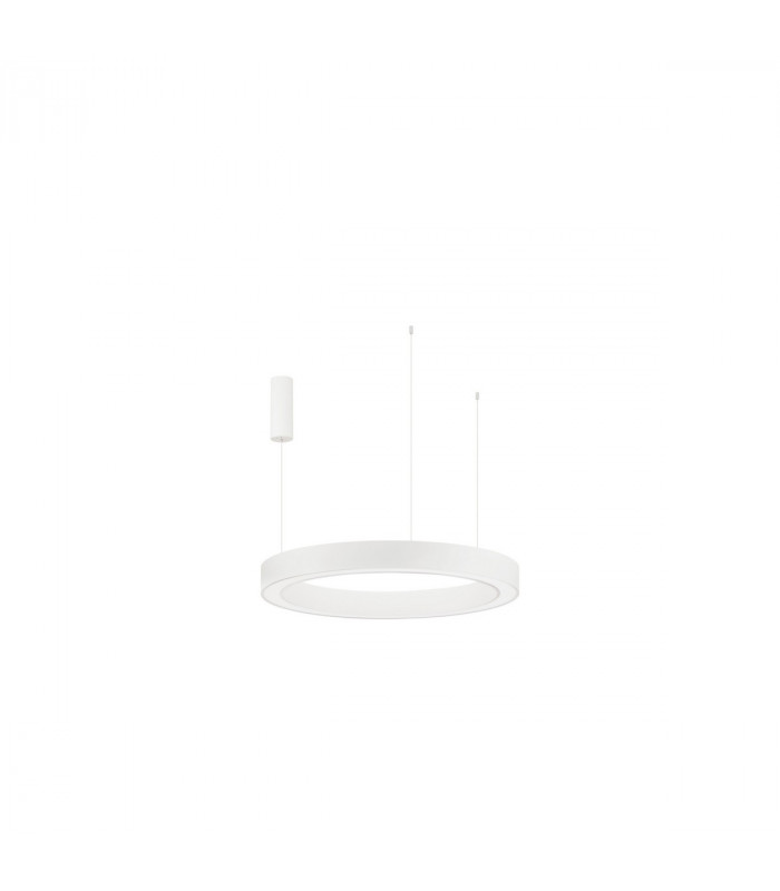 Morbido Integrated LED Pendant Ceiling Light Sandy White Aluminium LED 60W 3116Lm 2700K - 4000K + Remote Control-1