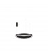 Morbido Integrated LED Pendant Ceiling Light Sandy Black Aluminium LED 60W 3116Lm 2700K - 4000K + Remote Control-1