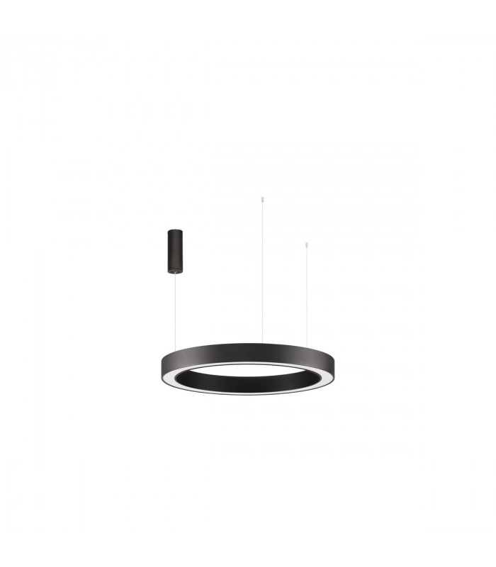 Morbido Integrated LED Pendant Ceiling Light Sandy Black Aluminium LED 60W 3116Lm 2700K - 4000K + Remote Control-1