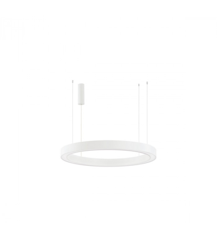 Morbido Integrated LED Pendant Ceiling Light Sandy White Aluminium LED 80W 4373Lm 2700K - 4000K + Remote Control-1