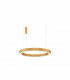 Morbido Integrated LED Pendant Ceiling Light Brass Gold Aluminium LED 80W 4373Lm 2700K - 4000K + Remote Control-1