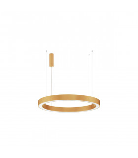 Morbido Integrated LED Pendant Ceiling Light Brass Gold Aluminium LED 80W 4373Lm 2700K - 4000K + Remote Control-1
