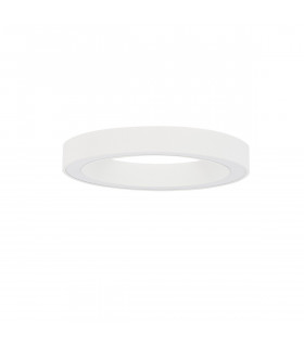 Morbido Integrated LED Semi Flush Light Sandy White Aluminium LED 50W 3317Lm 2700K - 4000K + Remote Control-1