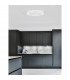 Morbido Integrated LED Semi Flush Light Sandy White Aluminium LED 50W 3317Lm 2700K - 4000K + Remote Control-2
