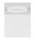 Morbido Integrated LED Semi Flush Light Sandy White Aluminium LED 50W 3317Lm 2700K - 4000K + Remote Control-3