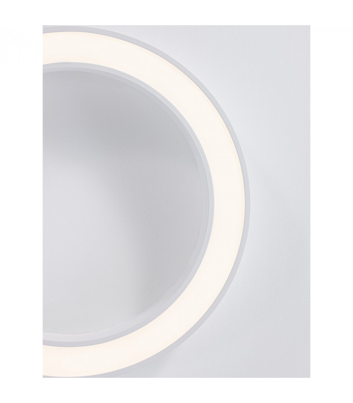 Morbido Integrated LED Semi Flush Light Sandy White Aluminium LED 50W 3317Lm 2700K - 4000K + Remote Control-7