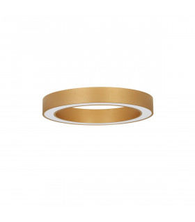 Morbido Integrated LED Semi Flush Light Brass Gold Aluminium LED 50W 3317Lm 2700K - 4000K-1