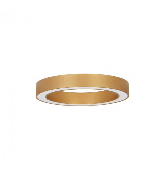 Morbido Integrated LED Semi Flush Light Brass Gold Aluminium LED 50W 3317Lm 2700K - 4000K-1